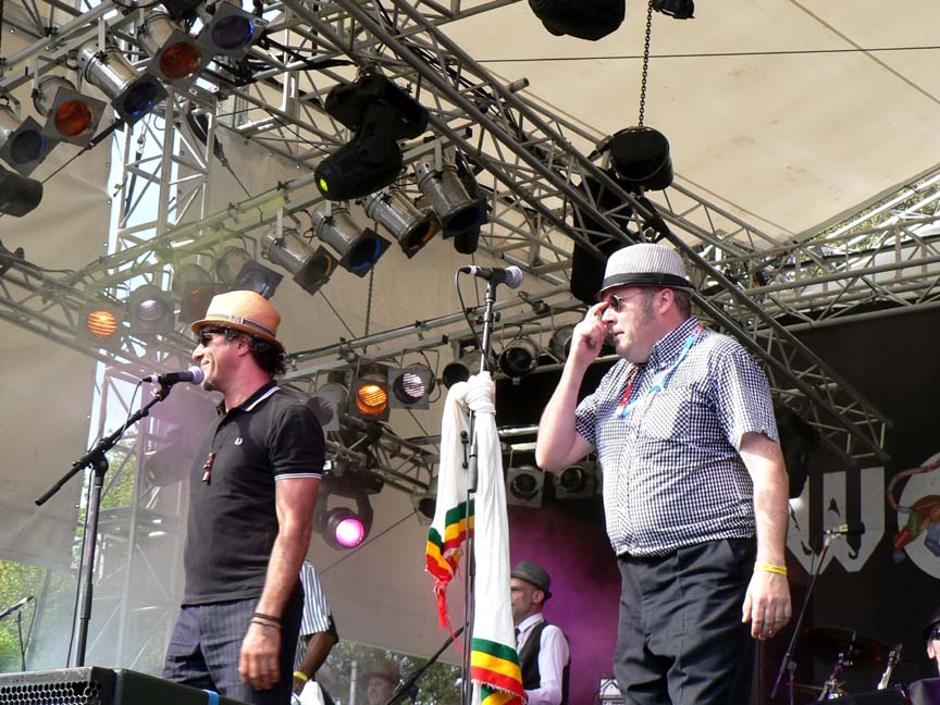Melbourne Ska Orchestra perfoming at WOMADelaide 2012. Botanic Park, Adelaide, South Australia, March